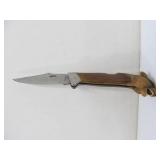 Very Cool Lock-Back Knife w/Bear Head Handle