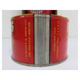 Primitive Vintage Folk Art Coffee Can Storage Rack