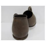 Matching Pair of Antique hand Hammered Copper Beer Mugs/Tankards