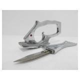 Vintage Chrome FISH-MASTER Knife Tool