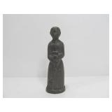Signed Mid Century MN Artist John Rood Figural Folk Art Sculpture