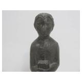 Signed Mid Century MN Artist John Rood Figural Folk Art Sculpture
