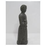 Signed Mid Century MN Artist John Rood Figural Folk Art Sculpture