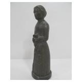 Signed Mid Century MN Artist John Rood Figural Folk Art Sculpture