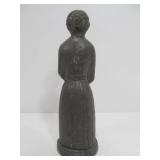 Signed Mid Century MN Artist John Rood Figural Folk Art Sculpture