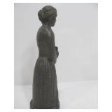 Signed Mid Century MN Artist John Rood Figural Folk Art Sculpture