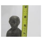 Signed Mid Century MN Artist John Rood Figural Folk Art Sculpture