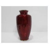 Very Nice Signed Japanese Sato Enameled Cloisonne Vase