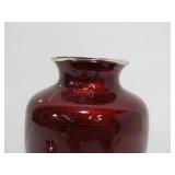 Very Nice Signed Japanese Sato Enameled Cloisonne Vase