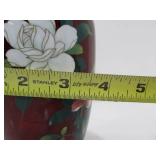 Very Nice Signed Japanese Sato Enameled Cloisonne Vase