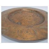 Vintage Hand Hammered Copper Tray