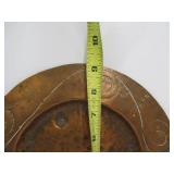 Vintage Hand Hammered Copper Tray