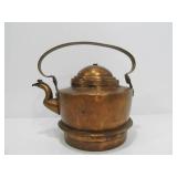 Antique Solid Copper Teapot