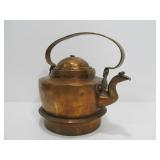 Antique Solid Copper Teapot