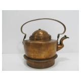 Antique Solid Copper Teapot