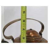 Antique Solid Copper Teapot