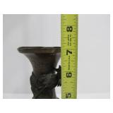 Antique Oriental Bronze/Brass Dragon Vase
