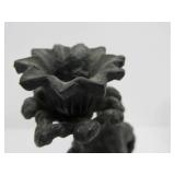 Old Vintage Figural Metal Knight Candle Stands