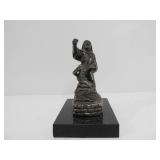 Vintage Weighted Sterling Silver Sculpture - Abraham w/Isaac on Mount Moriah