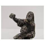 Vintage Weighted Sterling Silver Sculpture - Abraham w/Isaac on Mount Moriah