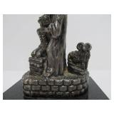 Vintage Weighted Sterling Silver Sculpture - Abraham w/Isaac on Mount Moriah