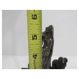 Vintage Weighted Sterling Silver Sculpture - Abraham w/Isaac on Mount Moriah