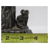 Vintage Weighted Sterling Silver Sculpture - Abraham w/Isaac on Mount Moriah