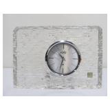 Larger Heavy Textured Crystal HOYA Desk Clock