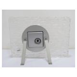 Larger Heavy Textured Crystal HOYA Desk Clock