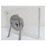 Larger Heavy Textured Crystal HOYA Desk Clock
