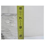 Larger Heavy Textured Crystal HOYA Desk Clock