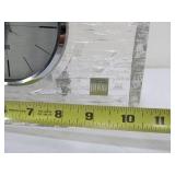 Larger Heavy Textured Crystal HOYA Desk Clock