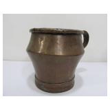 Large Antique Copper Beer Mug Tankard
