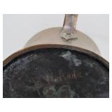 Large Antique Copper Beer Mug Tankard