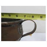 Large Antique Copper Beer Mug Tankard