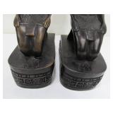 Large Egyptian Bird Deity Sculptures or Bookends