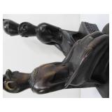 Large Egyptian Bird Deity Sculptures or Bookends