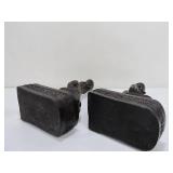 Large Egyptian Bird Deity Sculptures or Bookends