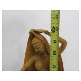 Highly Detailed Carved Wooden Figural Dancer Carving