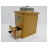 Vintage West German Deco Stahlmahlwerk Dovetailed Coffee Grinder
