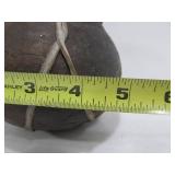 2 Sinew Wrapped Primitive Clay Jars