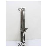 Metal Sailboat Wall Bracket or Outdoor Bell Hanger