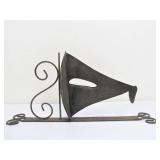 Metal Sailboat Wall Bracket or Outdoor Bell Hanger