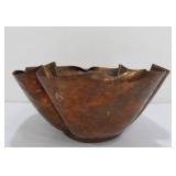 Nice Vintage Hammered Copper Centerpiece
