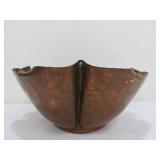 Nice Vintage Hammered Copper Centerpiece