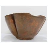 Nice Vintage Hammered Copper Centerpiece