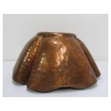 Nice Vintage Hammered Copper Centerpiece