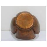 Nice Vintage Hammered Copper Centerpiece