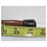 Vintage Walking Stick/Cane w/Many Travel Tags