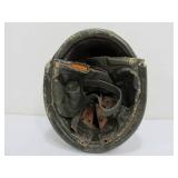 Old Vintage WW2 Era Steel Tanker Helmet